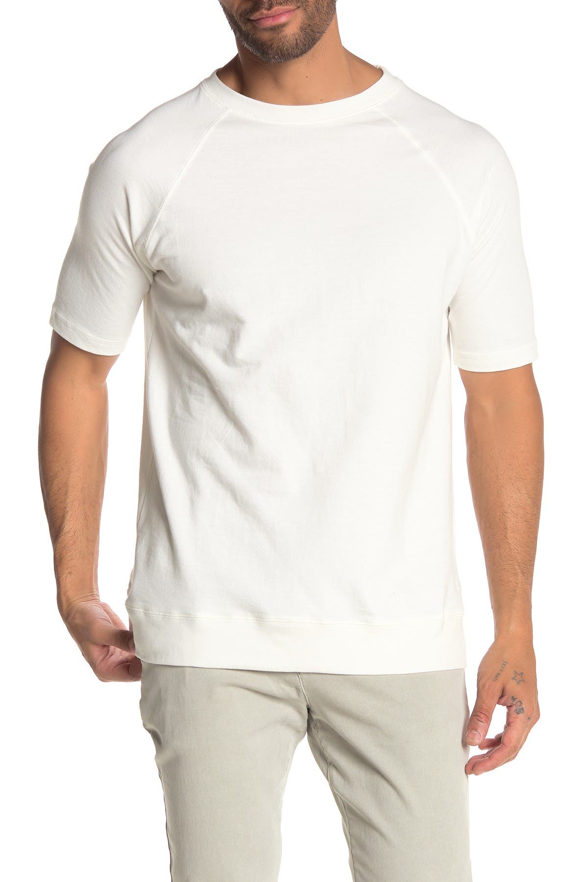 RVCA Mens Stats Crew Fleece Sweatshirt